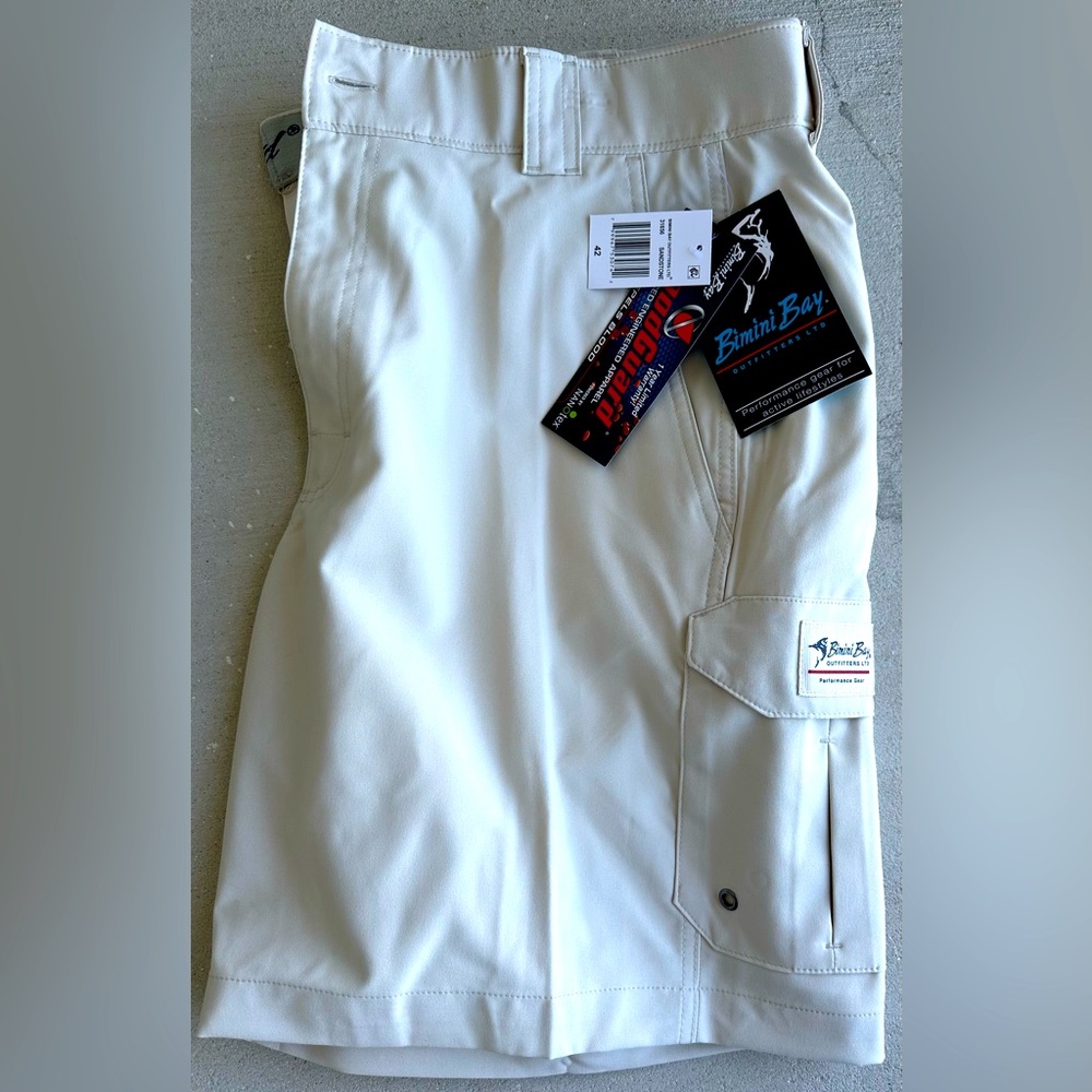 Bimini Bay Outfitters Performance Fishing Casual Sandstone Shorts Men’s 42 NWT